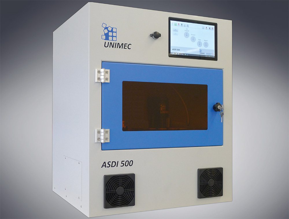ASDI-500, système de tri automatisé de diamants fabriqué par UNIMEC