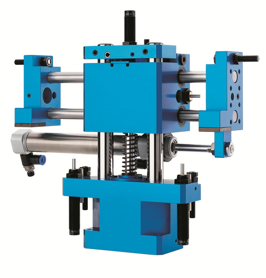 Bras de transport pneumatique UNIMEC, mécanisme bleu